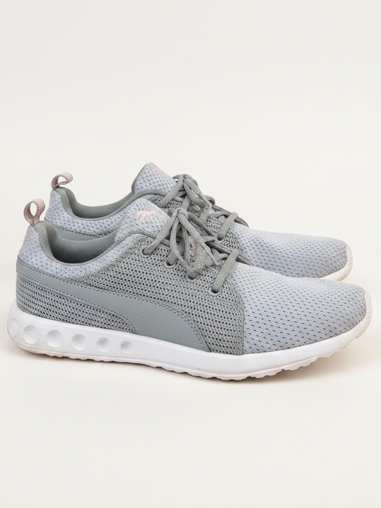 Puma Shoes - Puma Carson Runner Knit Sneakers Shoes Lightweight Running Shoes Grey size 9.5